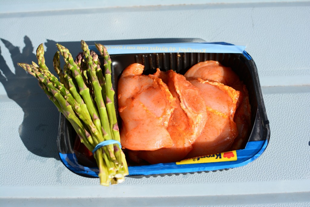 BBQ Classic minutfilé med Sweet & smokey glaze och färsk sparris.
