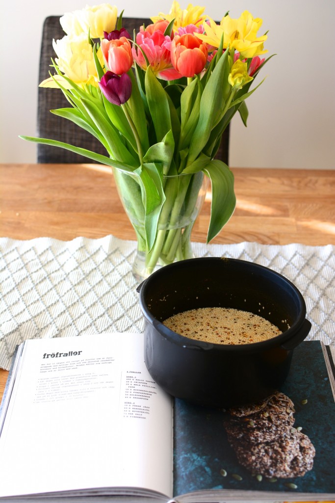 Här ska bakas glutenfria fröfrallor.