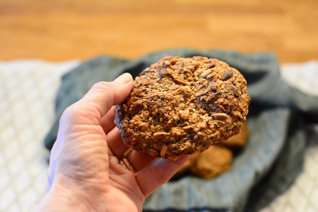 Vackra och goda glutenfria fröfrallor.