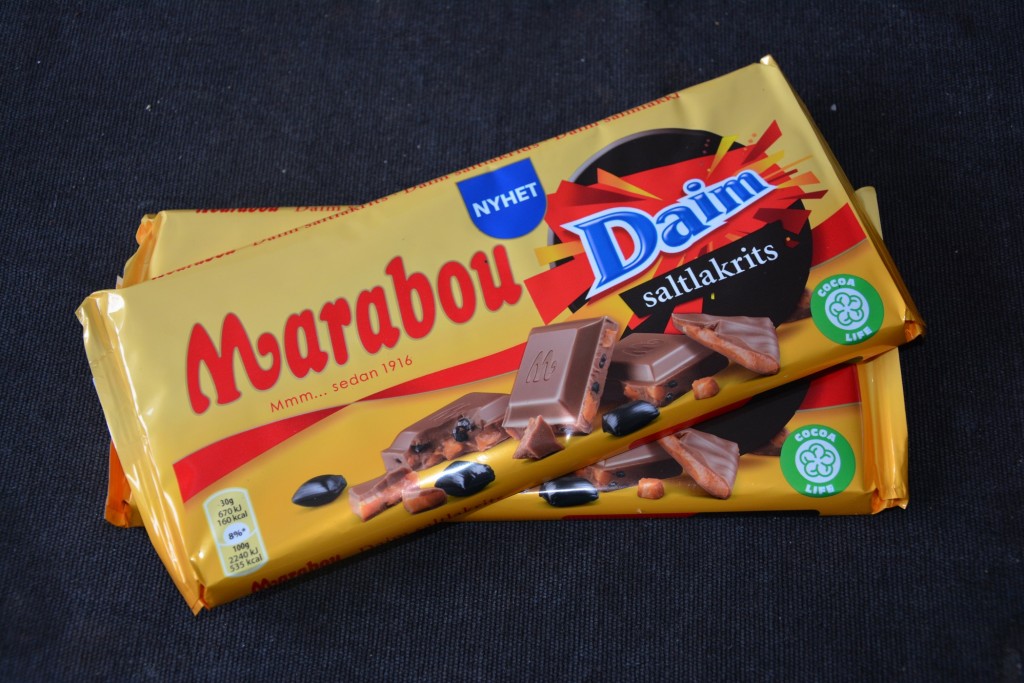 Marabous nya smak Daim och saltlakrits