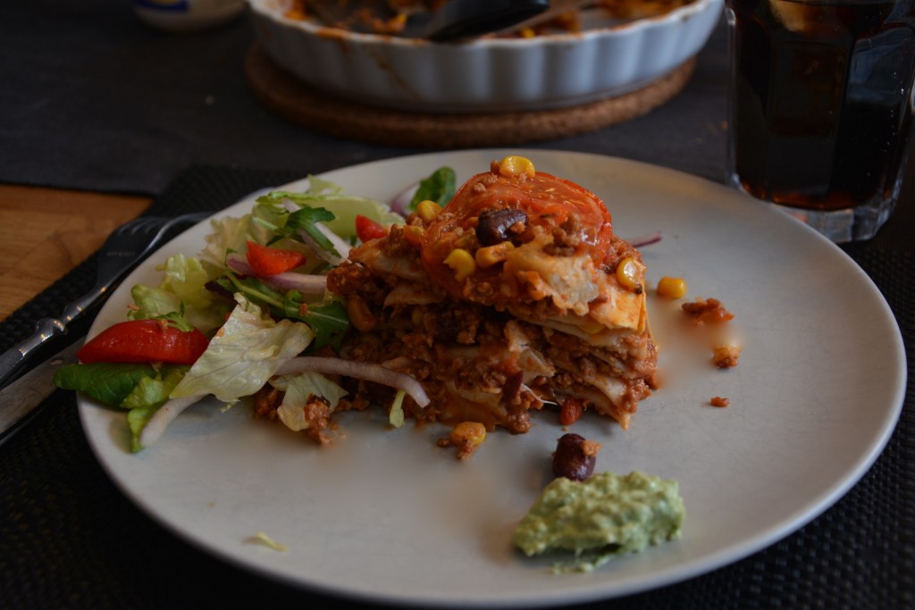 Tacotårtan är perfekt till helgens taco-middag!