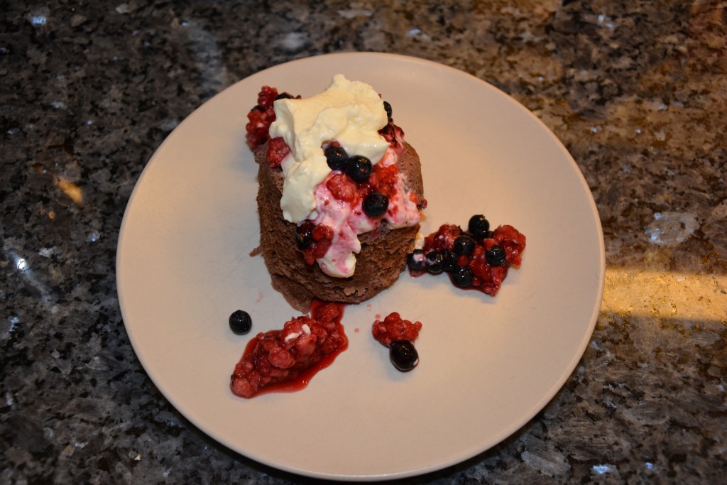 Proteinrik och riktigt nyttig mugcake