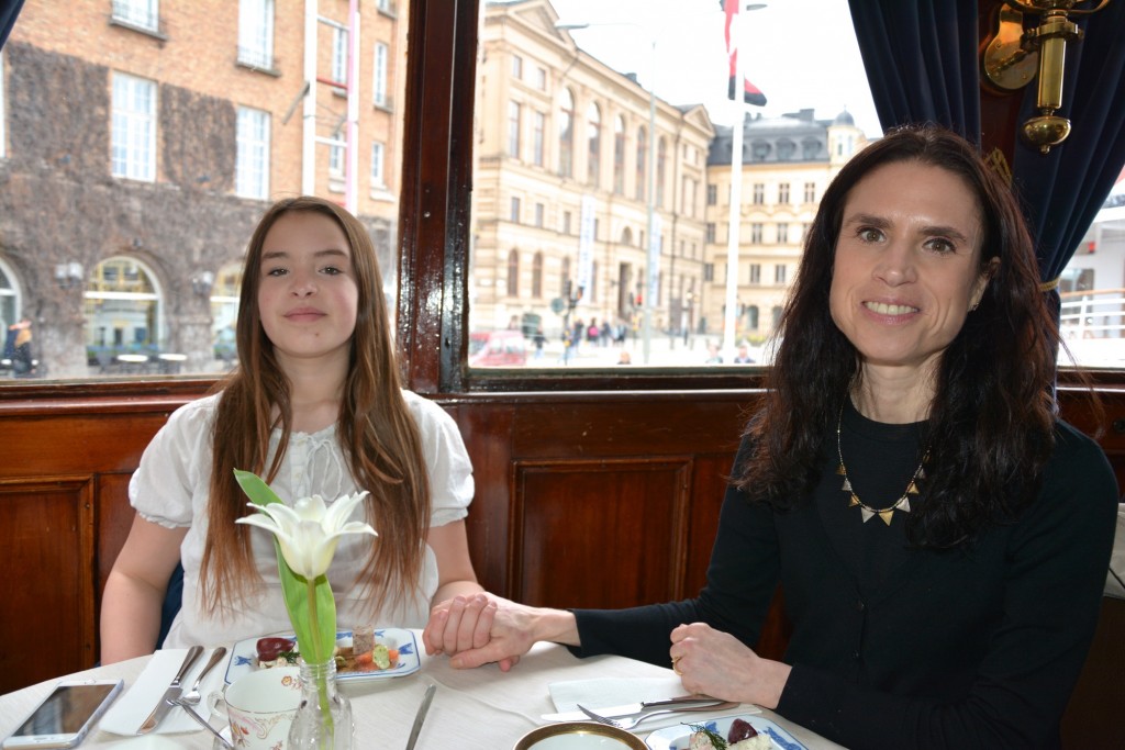 En härlig dag till havs tillsammans med familjen!