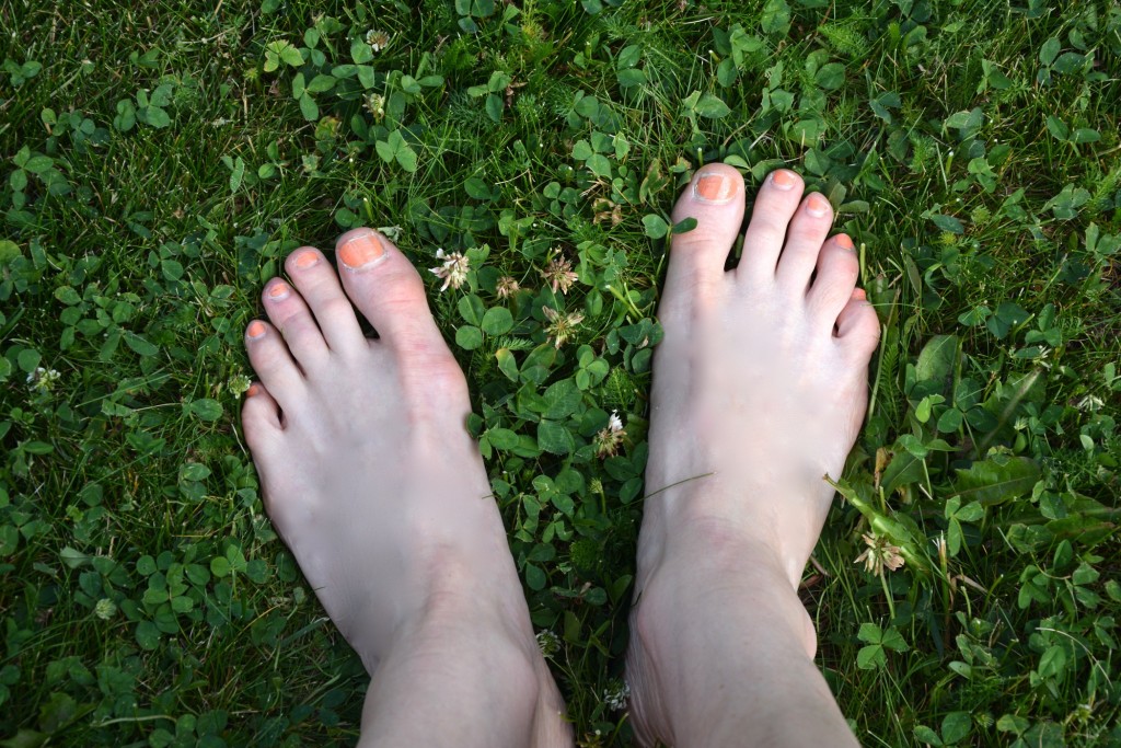 Gröna sommarfina fötter!