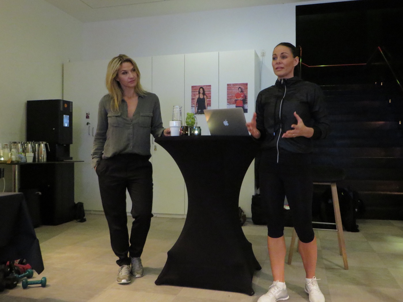Kristin och Sabina pratar om kost, hälsa och träning