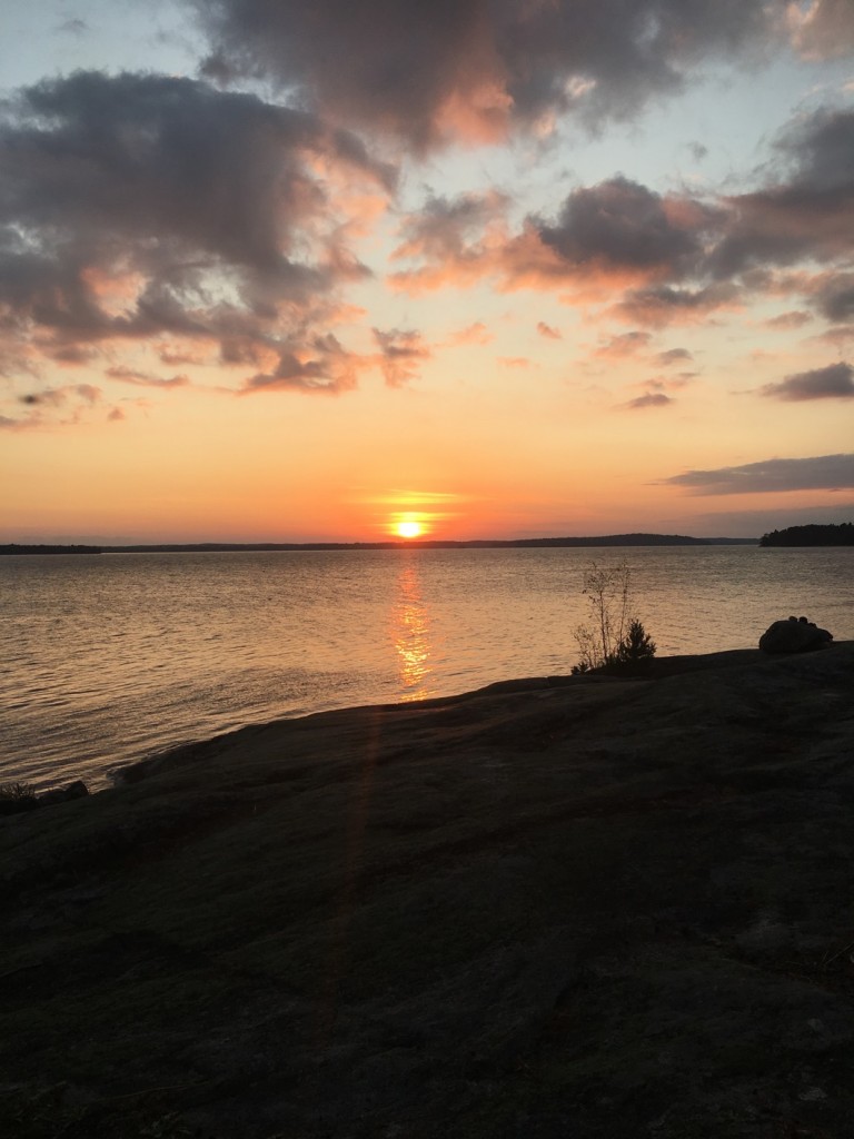 Solnedgång i Granskär.