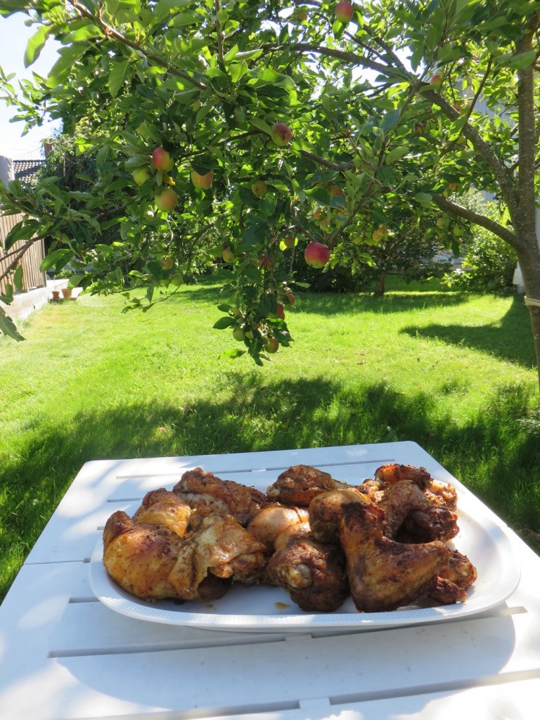Grillad kyckling passar perfekt en varm sommardag.