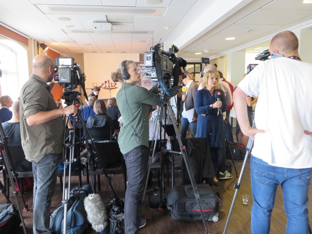 Välbesökt presskonferens inför släppet av Millenium 4.