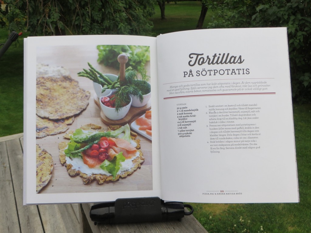 Tortillas på sötpotatis.