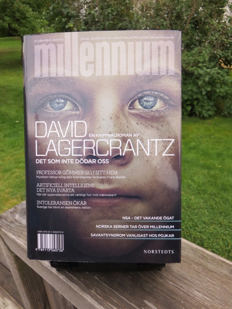 Äntligen har jag boken i min hand - Millenium 4.