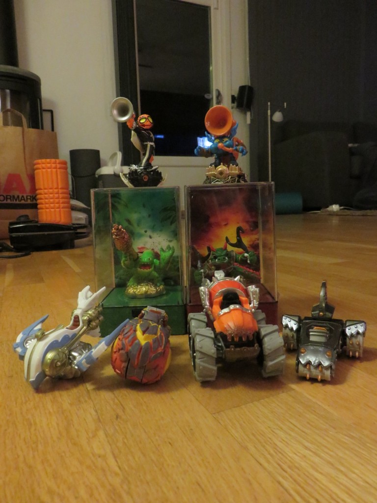 Åtta coola Skylanders-gubbar
