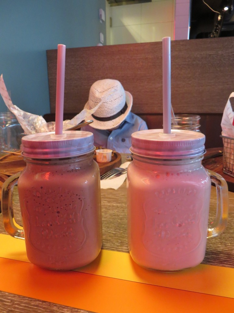 Krämiga och goda milkshakes!