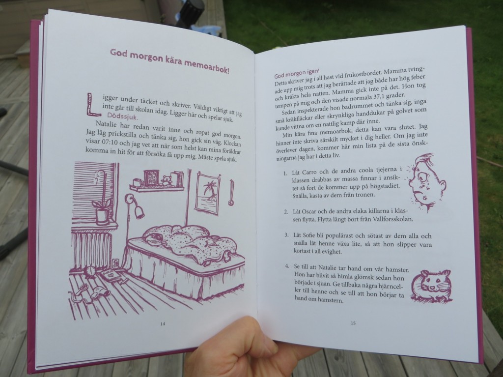 Roliga illustrationer som ger liv åt karakärerna