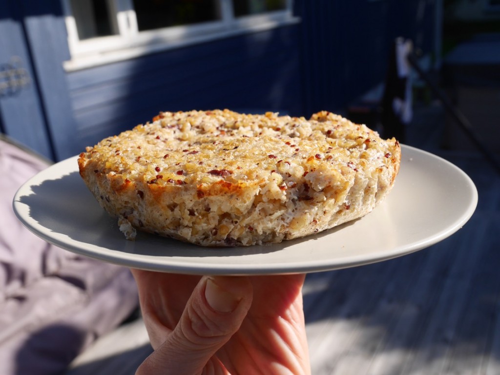 Nyttig och proteinrik äppelkaka
