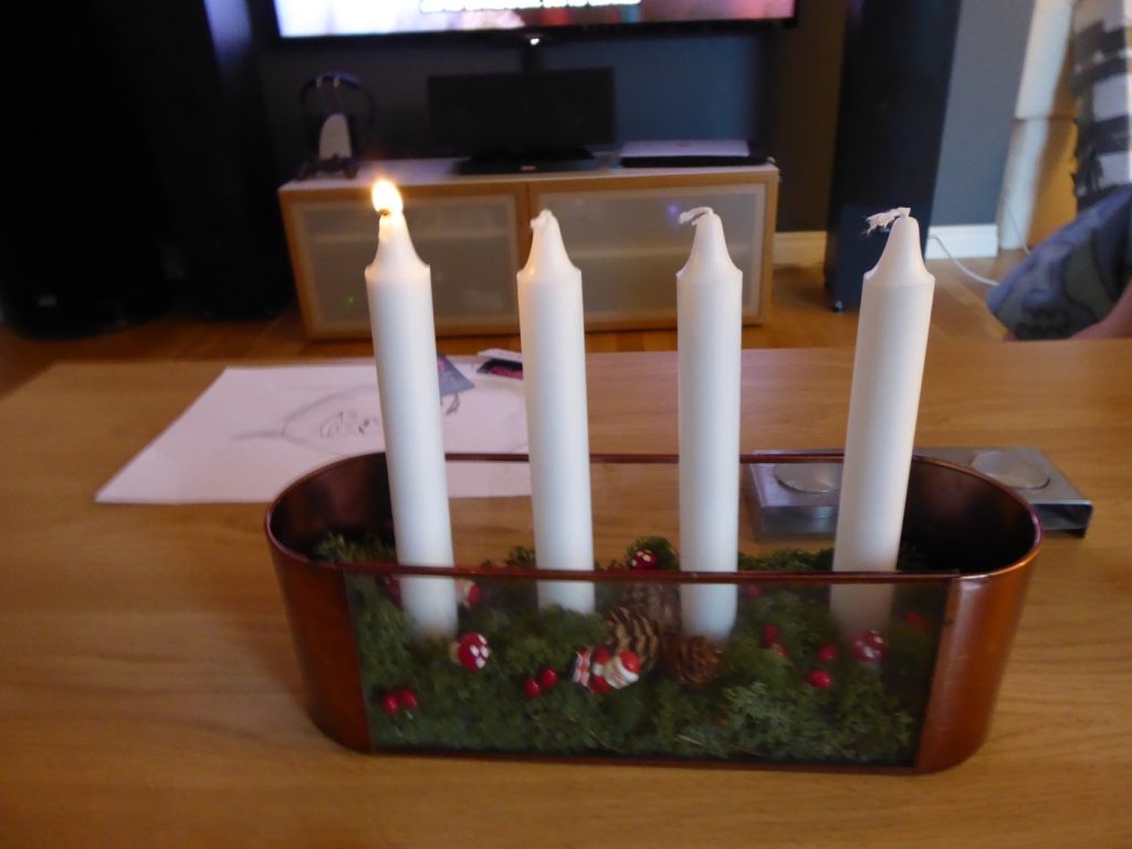 Första ljuset är tänt!