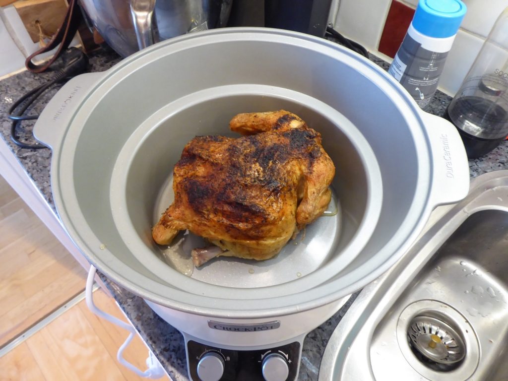 Hel kyckling i Crock Pot