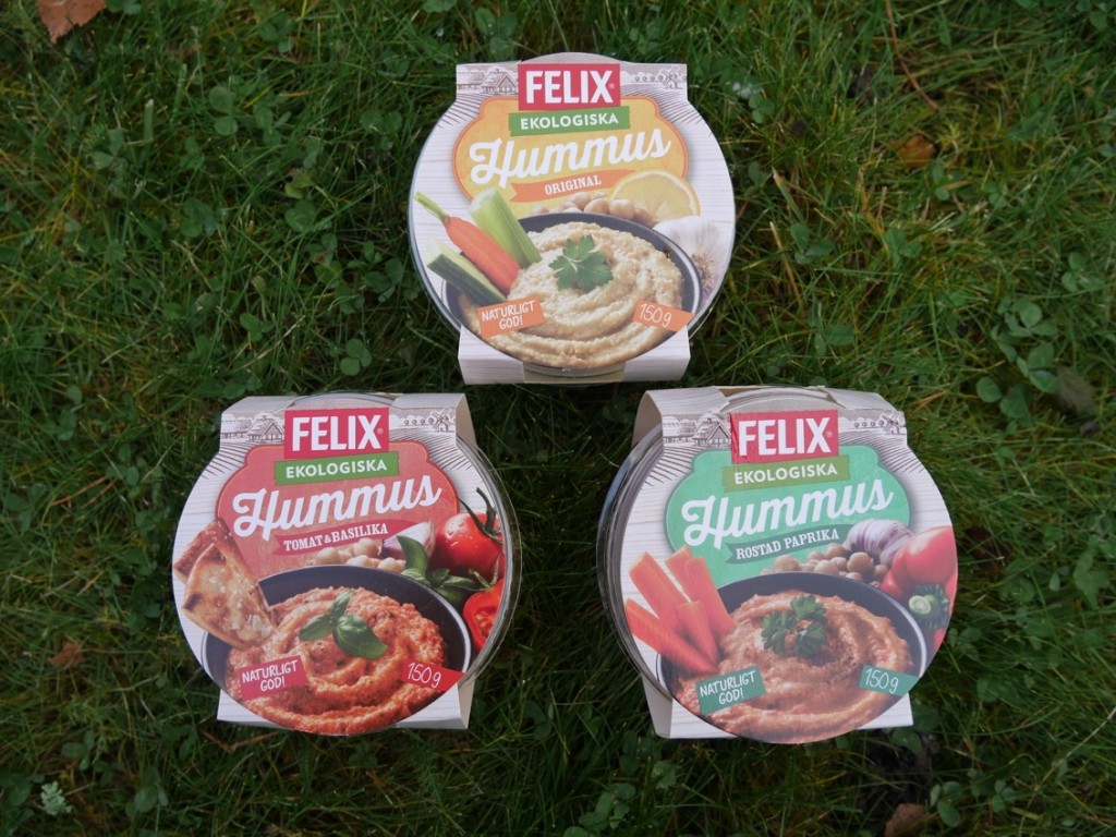 Felix ekologisk hummus - nyhet i kyldisken.