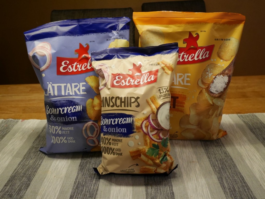 Nya lättare chips från Estrella