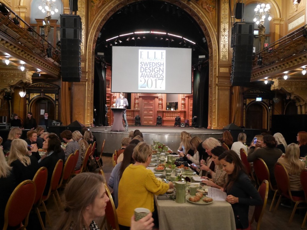 Pressfrukost för ELLE Decoration Swedish Design Awards 2017