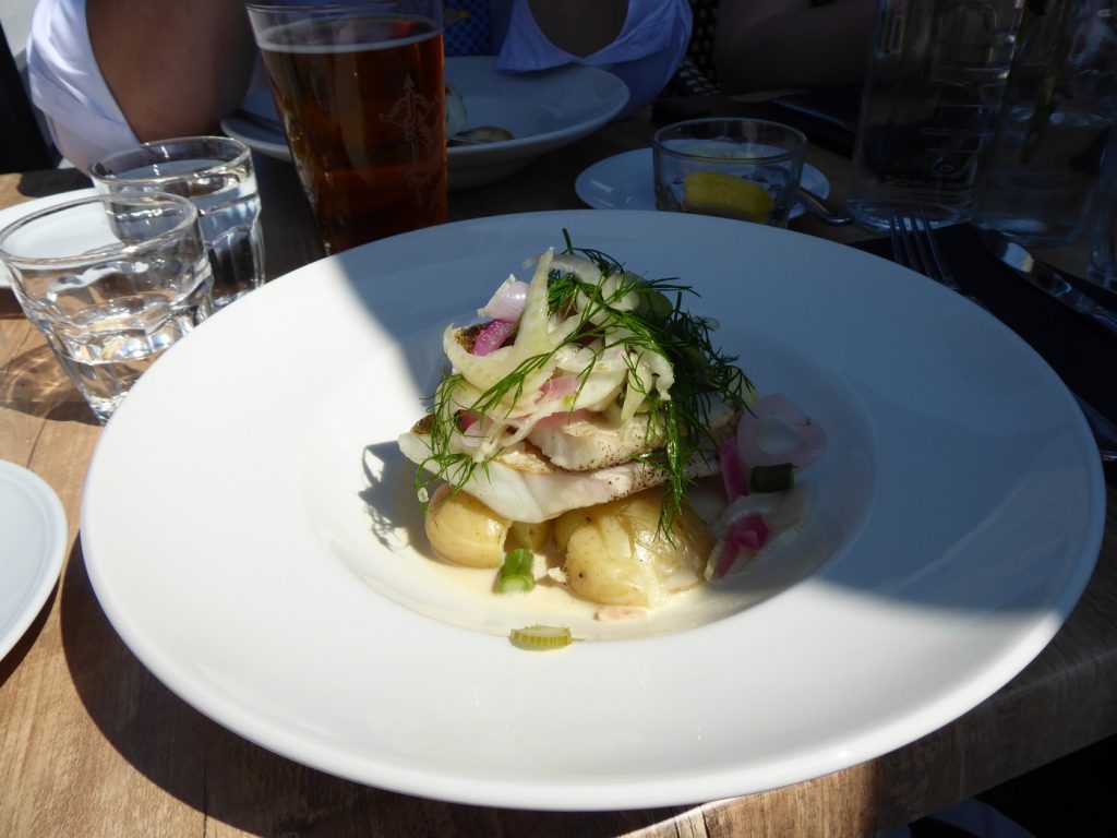 Lättrimmad smörstekt Mälargösfilé