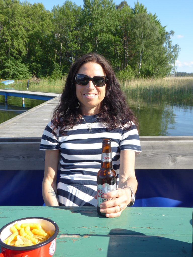 Fredagsmys på bryggan.