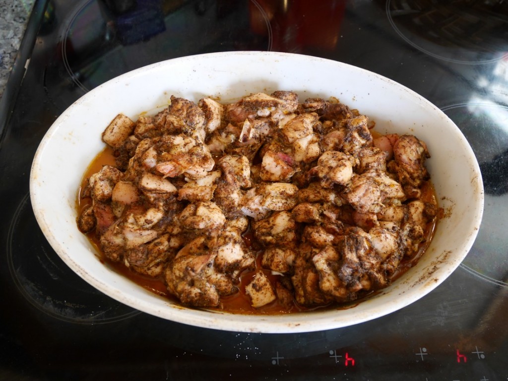 Riktigt saftigt och gott med kycklinglårfilé.