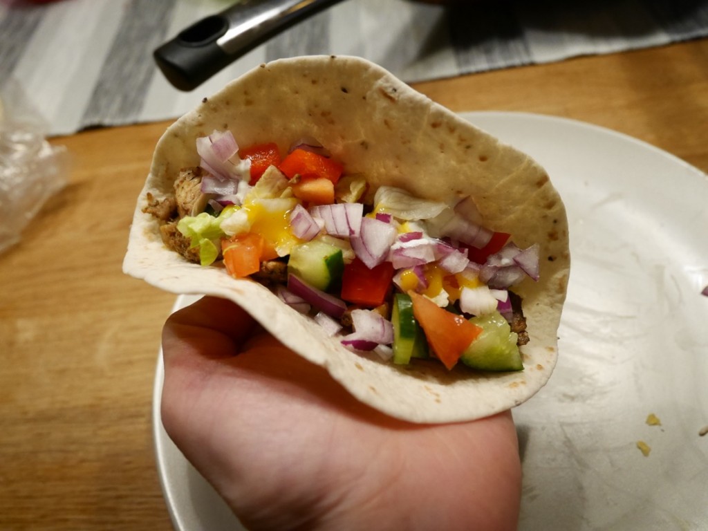 Kycklingtacos med en karibisk twist