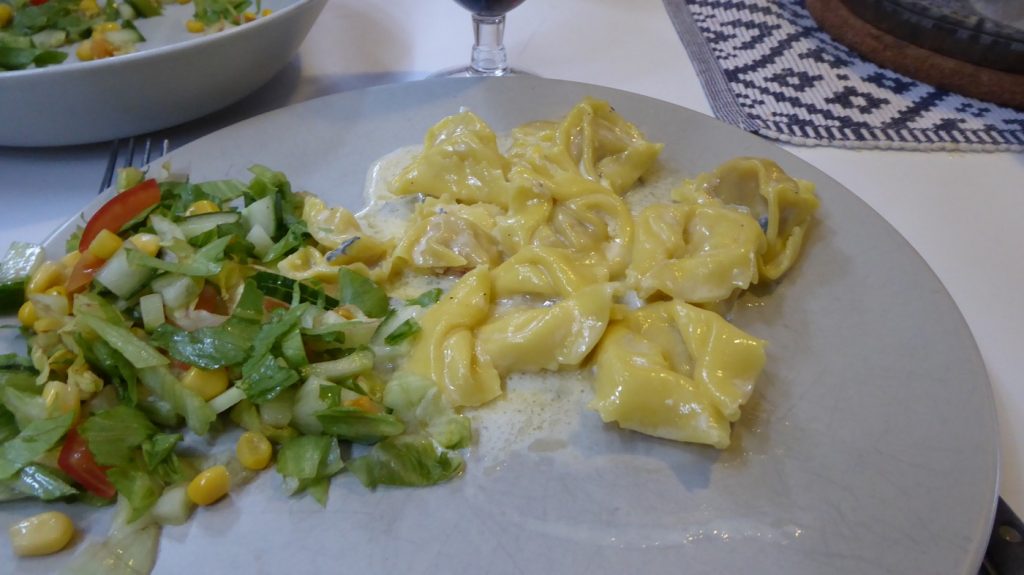 Tortellini med gorgonzolasås