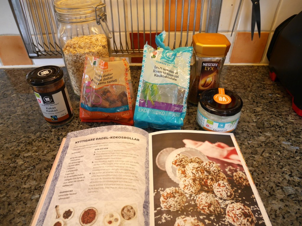 Kul att testa ett av bokens recept även om det går att hitta på vilken receptsida eller blogg som helst.