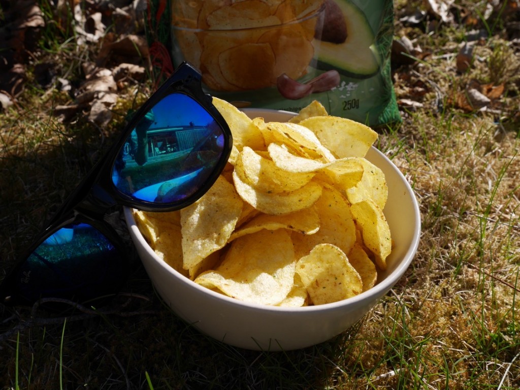Riktigt salta och goda chips!