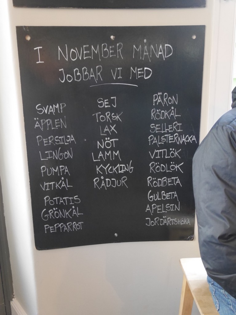 Varor i säsong november.