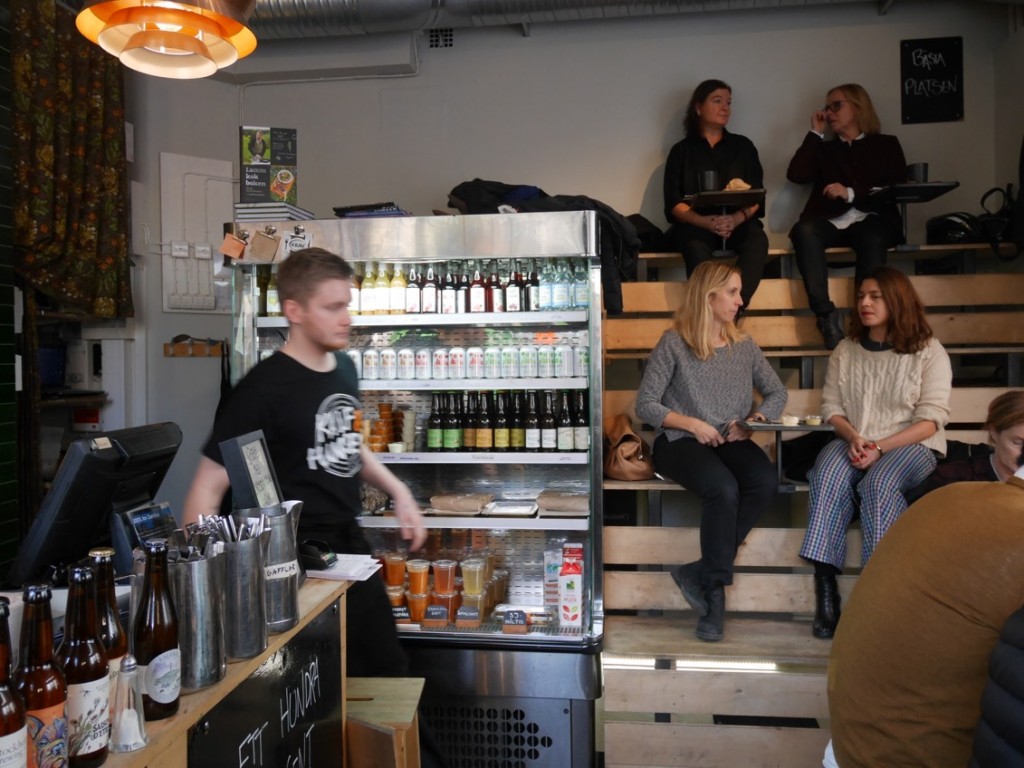 Riktigt mysig liten restaurang vid Mariatorget.