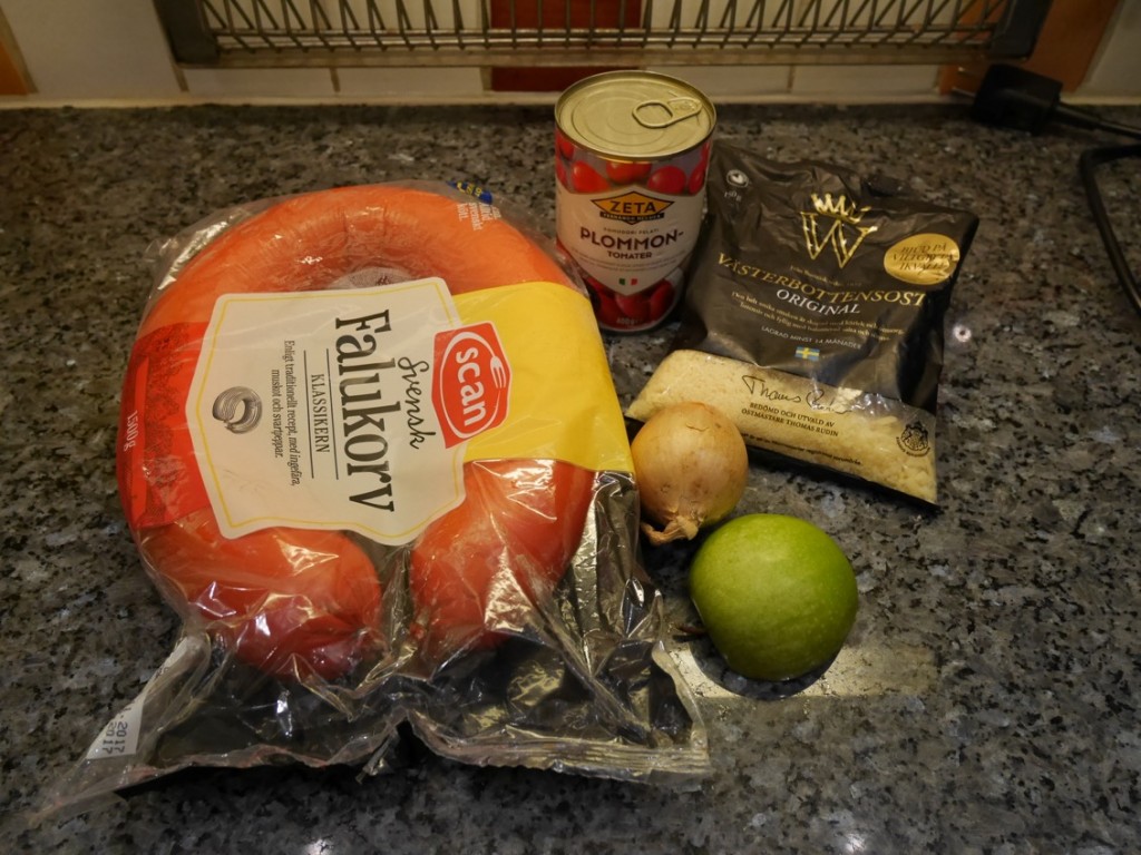 Idag testade jag att göra Ugnsbakad falukorv i Crock Pot