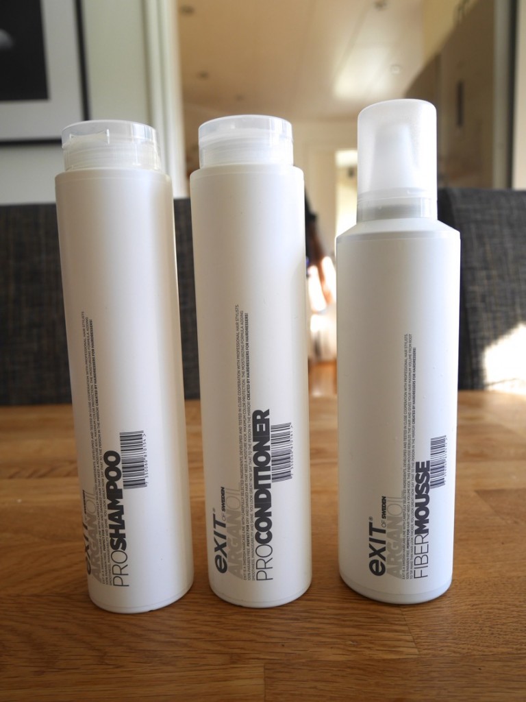 Hårprodukter från Exit of Sweden.