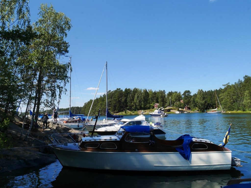 Tips på naturhamnar i Skärgården och Mälaren