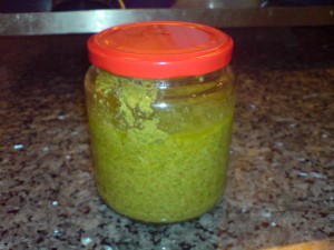 Hemmagjord pesto