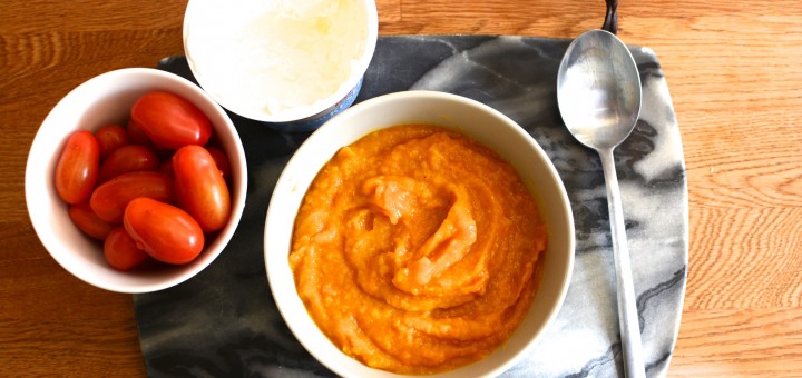 Saffransdoftande sötpotatissoppa i Crock Pot