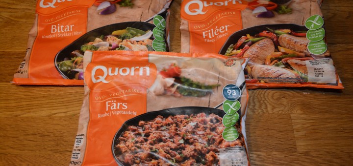 Vegetariska basråvaror i Quorn-sortimentet