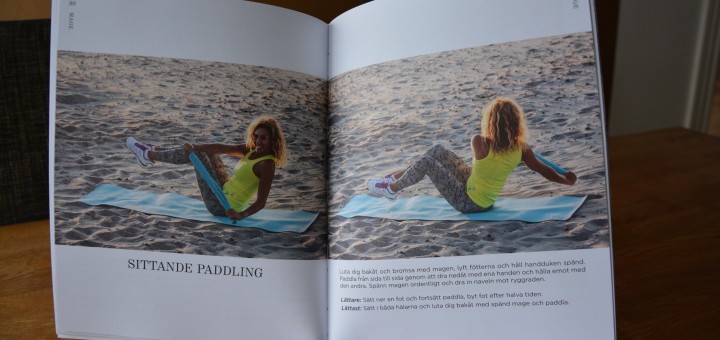 Sittande paddling