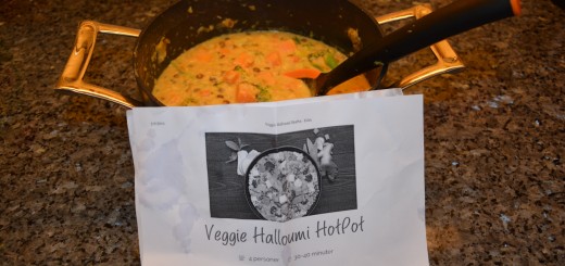 Riktigt god och krämig vegetarisk Halloumi Hotpot