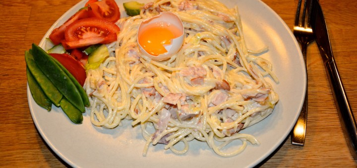 Magrare och mer klimatsmart Spaghetti Carbonara