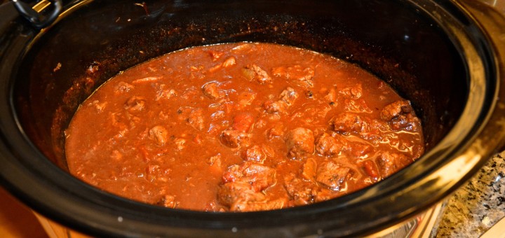 Crock-Pot gjorde jobbet igen! Mustig chili färdig att servera!