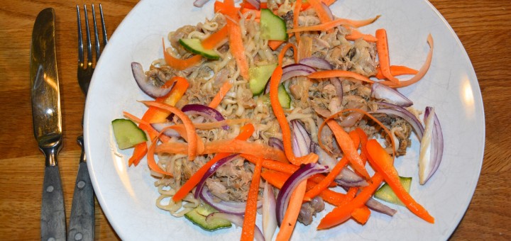 Pulled chicken thaistyle i Crock-Pot