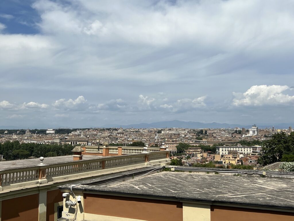 Utsikten från höjden vid Gianocolo.
