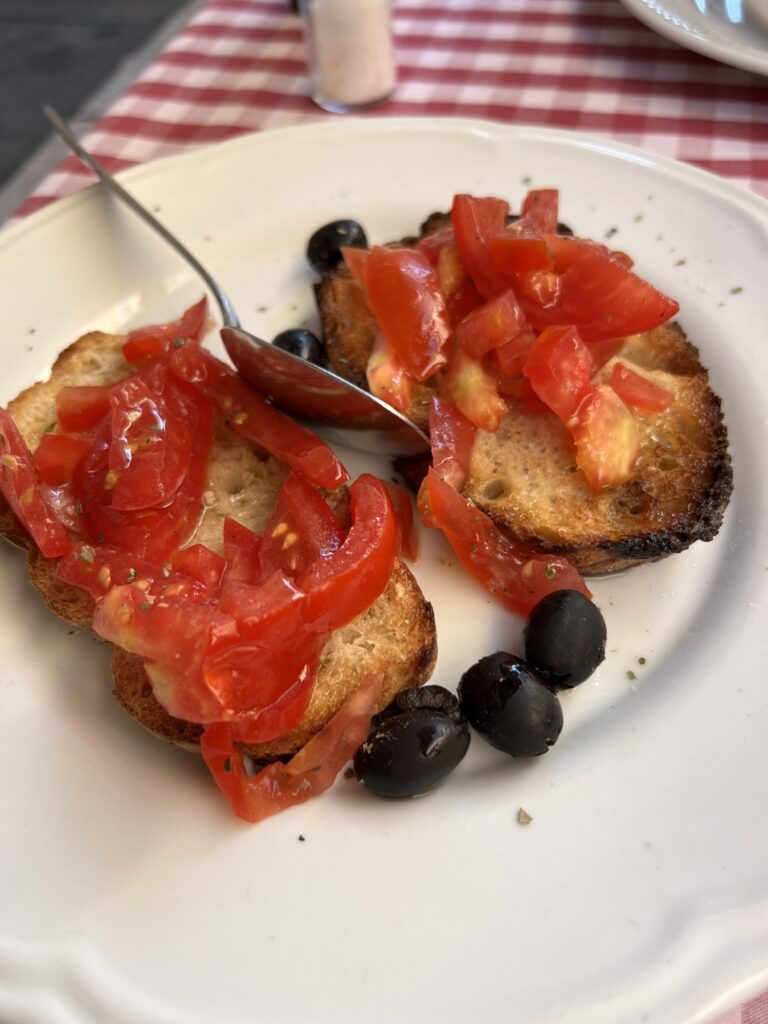 Bruschetta.