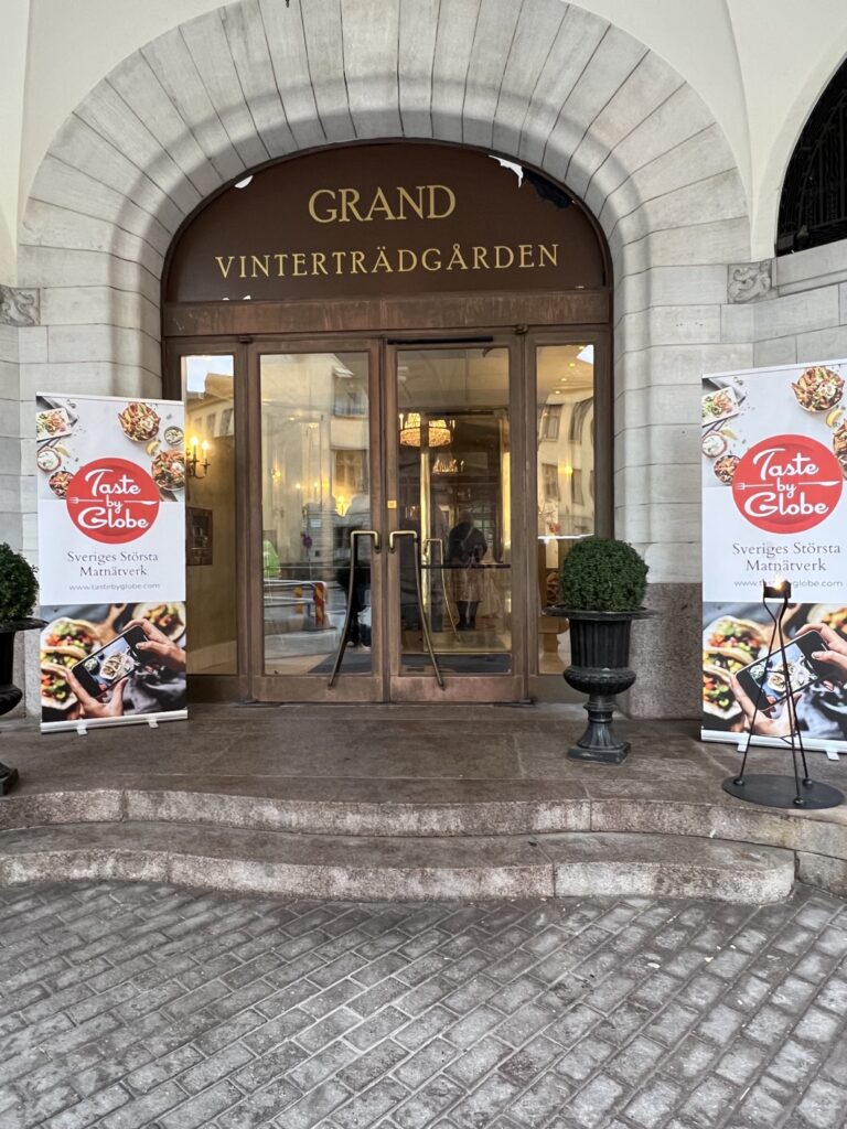 På Grand hotell för att medverka vid prisutdelningen av Svenska Kockpriset i Gastronomisk Hållbarhet