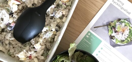 Krämig kycklingsallad