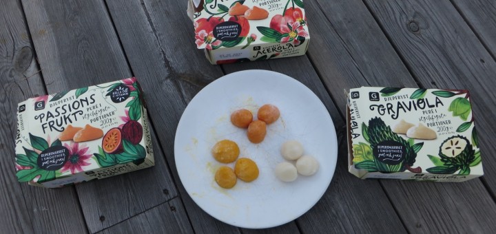 Portionsförpackade fruktpuckar