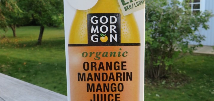 God Morgons nya ekologiska mangojuice