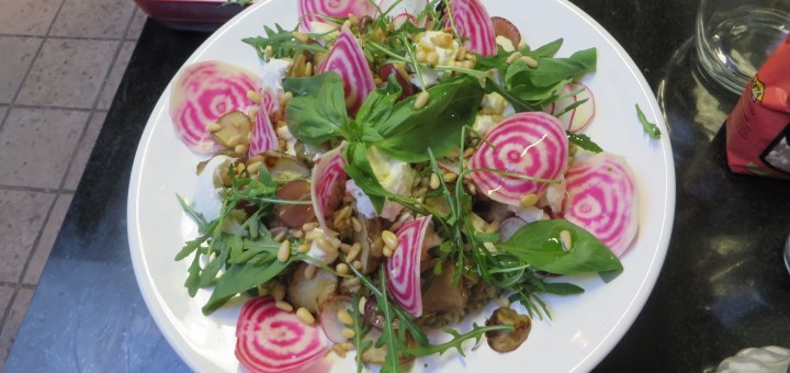Färgstark sallad på fem gryner